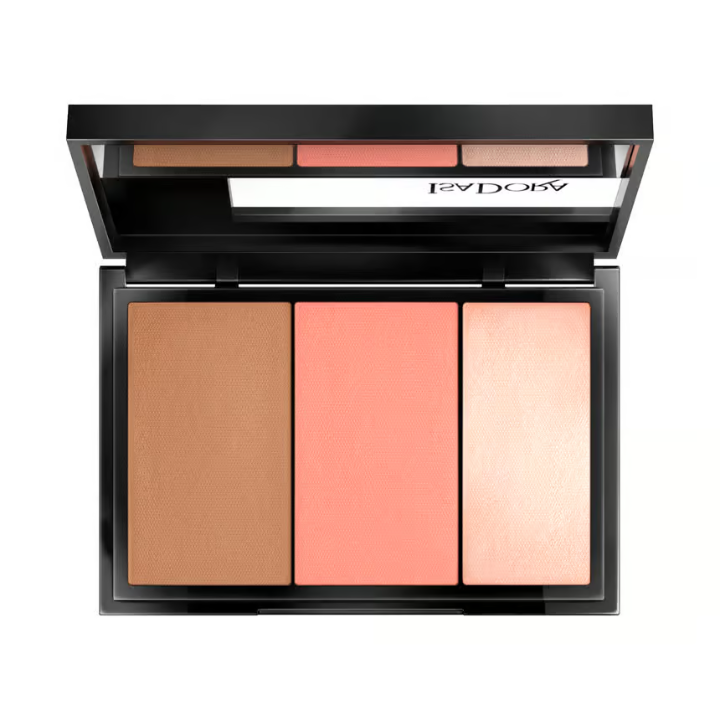 IsaDora Face Sculptor 3-in-1 Palette 60 Warm Peach 12 g