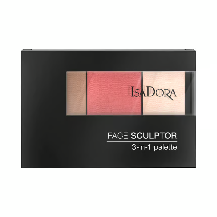 IsaDora Face Sculptor 3-in-1 Palette 63 Mauve Classic 12