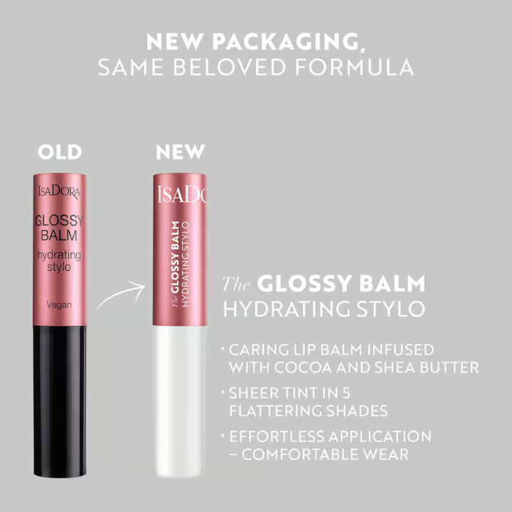 IsaDora Glossy Balm Hydrating Stylo 40 Bare Beige 1.6g