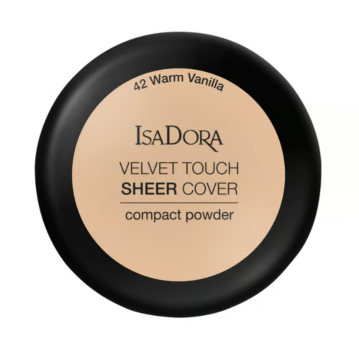 IsaDora Velvet Touch Sheer Cover Compact Powder 42 Warm