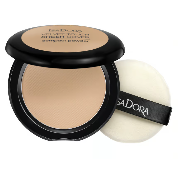 IsaDora Velvet Touch Sheer Cover Compact Powder 44 Warm