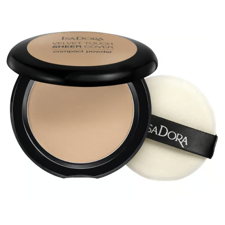 IsaDora Velvet Touch Sheer Cover Compact Powder 45 Neutr