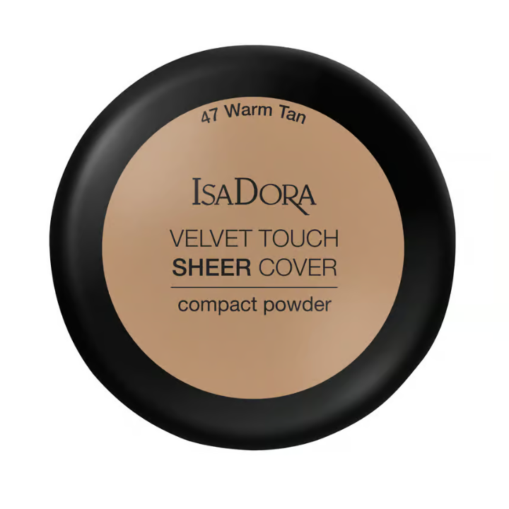 IsaDora Velvet Touch Sheer Cover Compact Powder 47 Warm