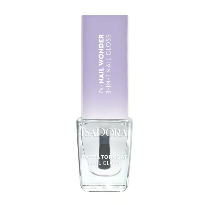 IsaDora Nail Wonder 3-in-1 Nail Polish Clear 6 ml