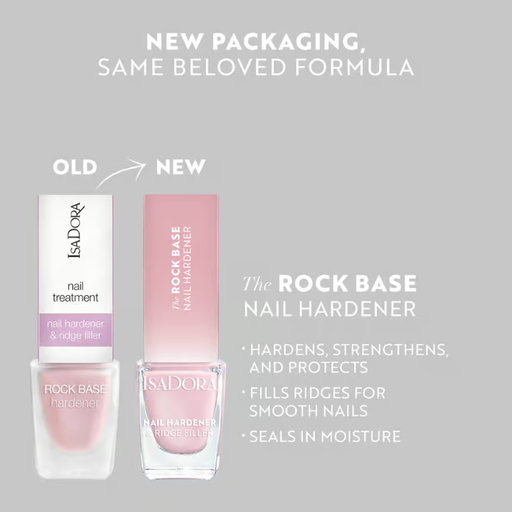 IsaDora Rock Base Nail Hardener & Ridge Filler 6 ml