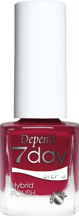 Depend 7day Hybrid Polish 7281 Red 5 ml