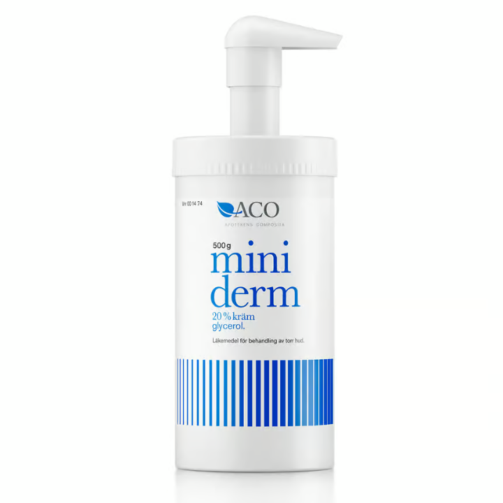 Miniderm Cream 20% glycerol Dry Skin 500g