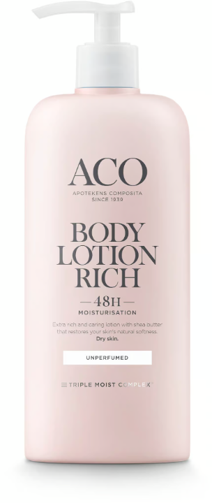 ACO Body Lotion Rich Body Lotion Unscented 400 ml