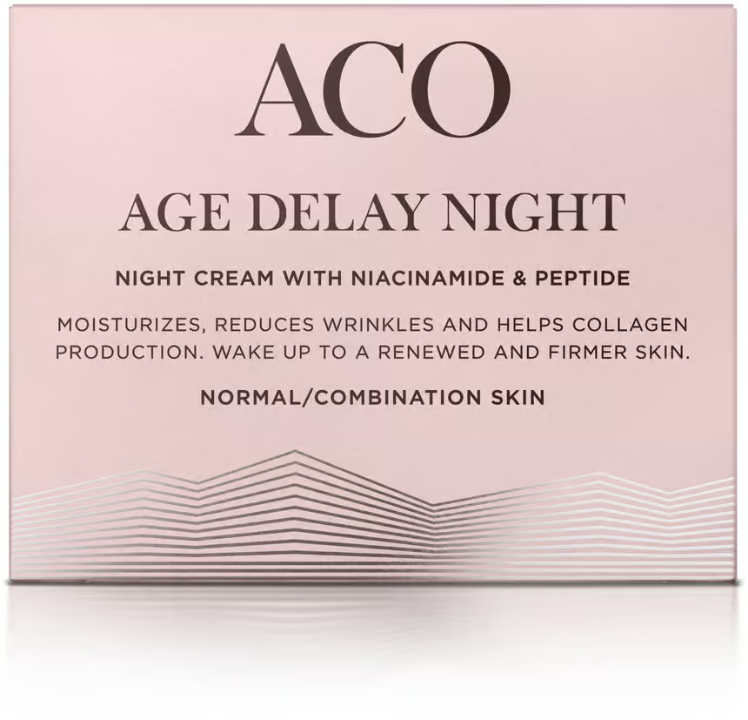 Aco Face Age Delay Night Cream Normal Skin Anti Age Night