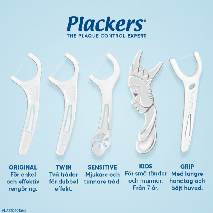 Plackers Kids Dental Floss Clips Children 24 pcs