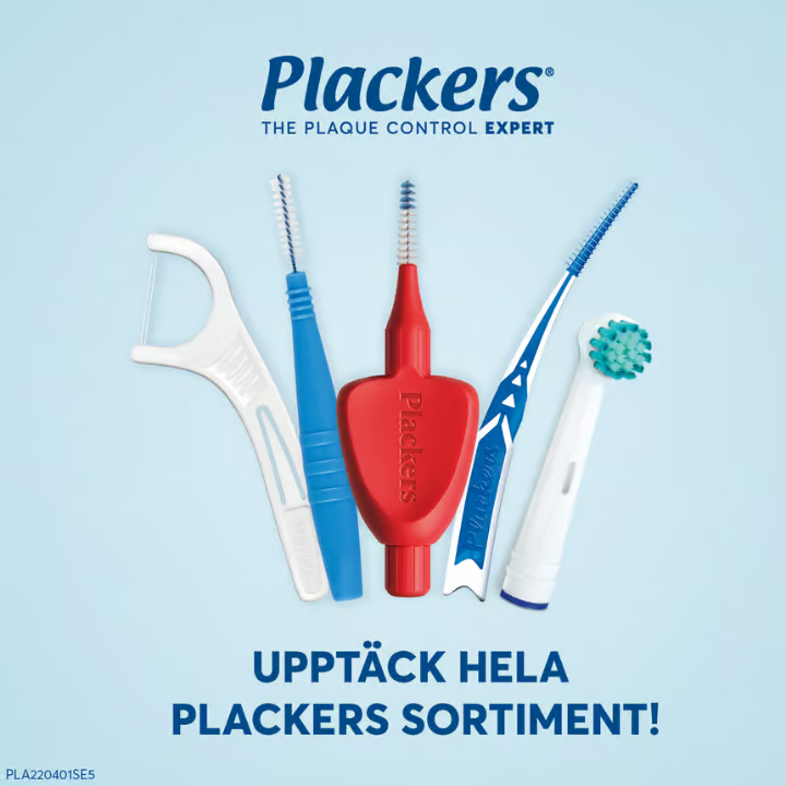 Plackers 牙科刷 间隙刷 红色 S (0.5 毫米) 24