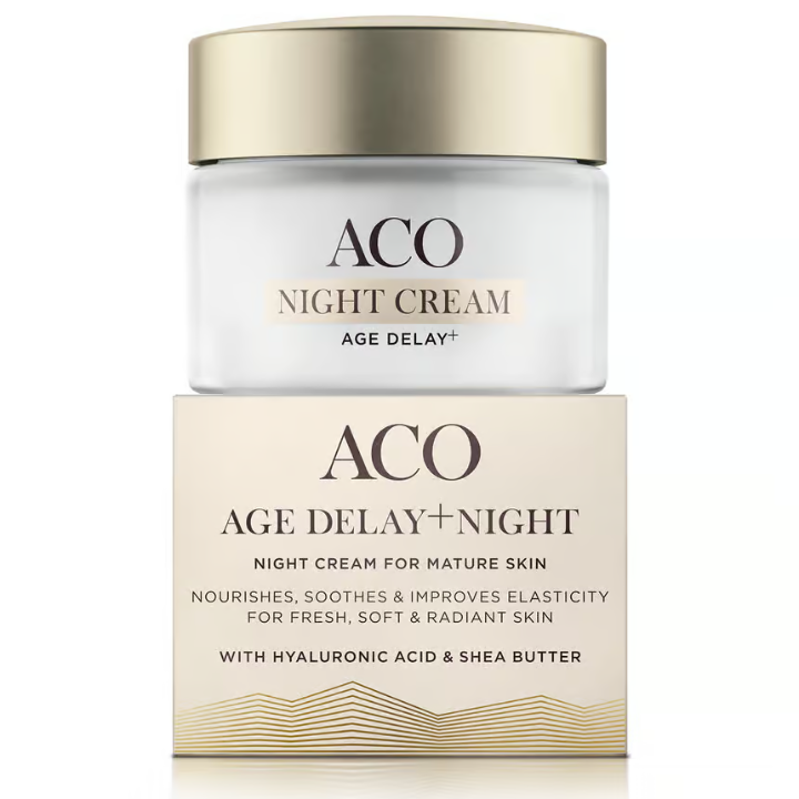 ACO Face Age Delay+ Night Cream Anti Age Night Cream 50 ml