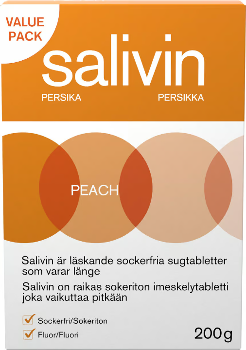 Salivin Lozenges Peach 200g