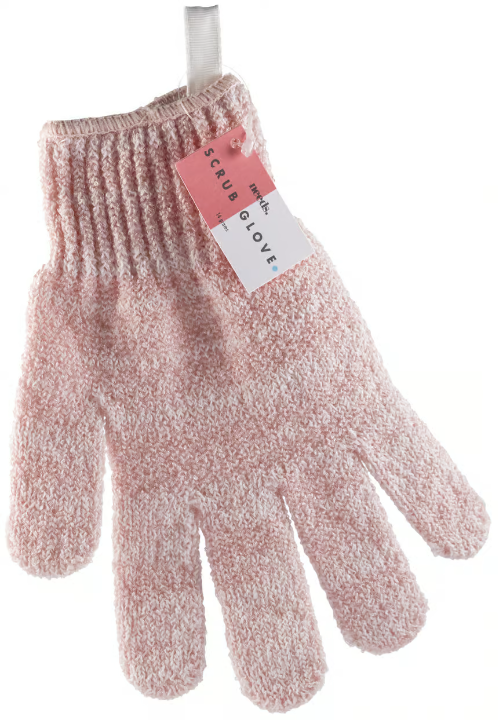 Needs Scrub Mitt Pink 1 pc