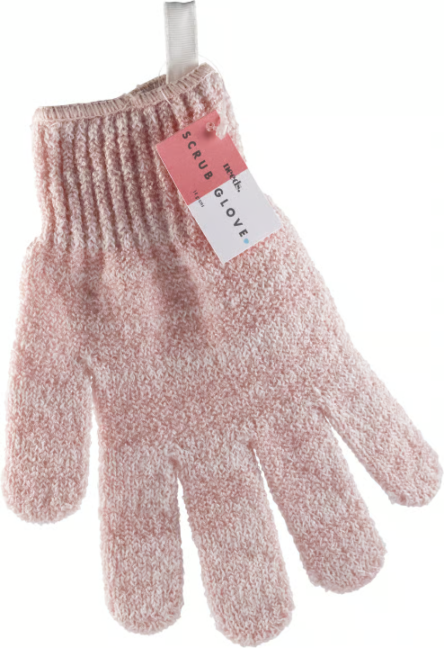 Needs Scrub Mitt Pink 1 pc