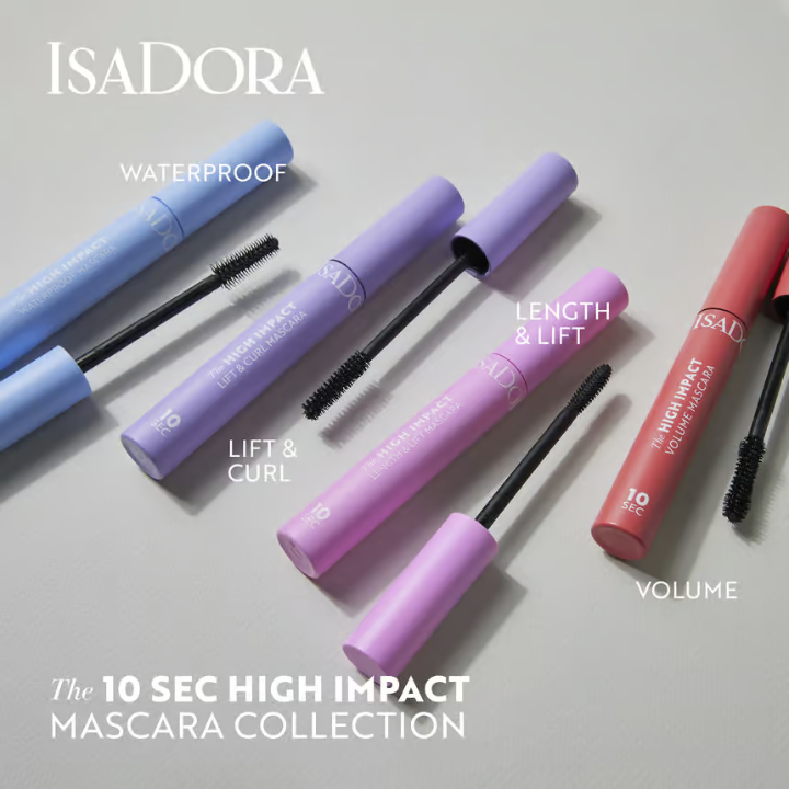 IsaDora 10 Sec High Imp Length & Lift Mascara 01 Black 9