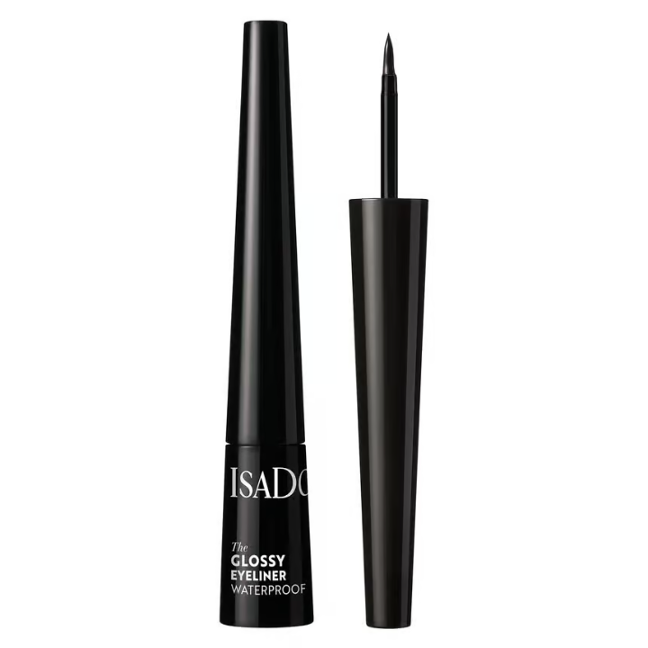 IsaDora Glossy Eyeliner 40 Chrome Black 2.5 ml