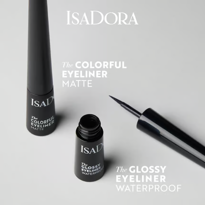 IsaDora Glossy Eyeliner 42 Dark Brown 2.5 ml