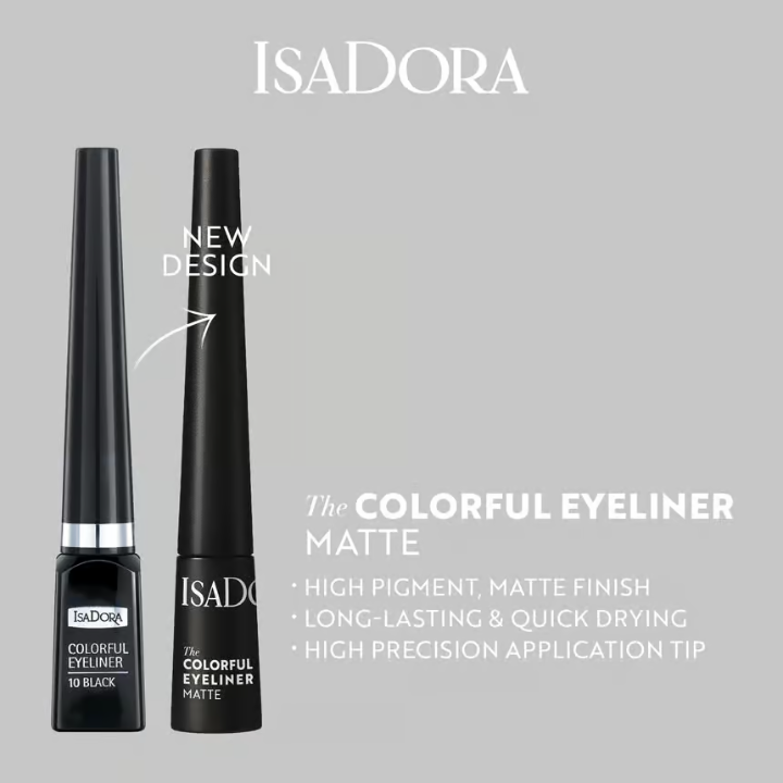 IsaDora Colorful Eyeliner 12 Dark Brown 2.5 ml