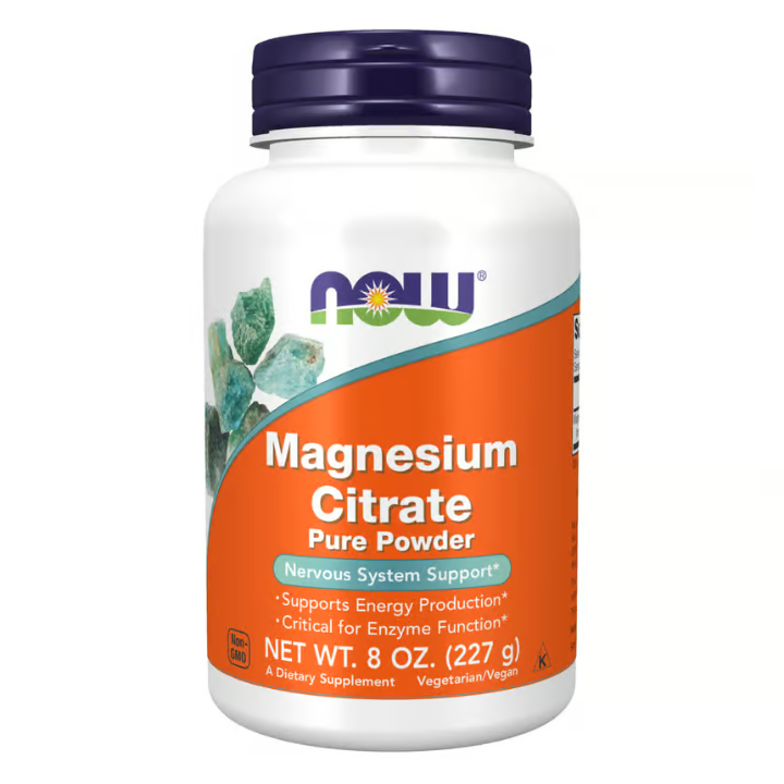 NOW Magnesium Citrate Powder 227g