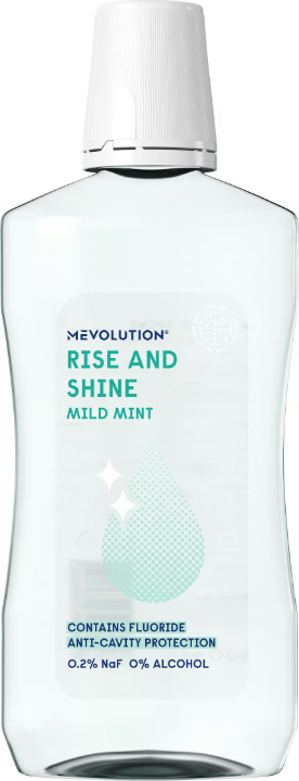 Mevolution Rise & Shine Mild Mint Mouthwash 500 ml