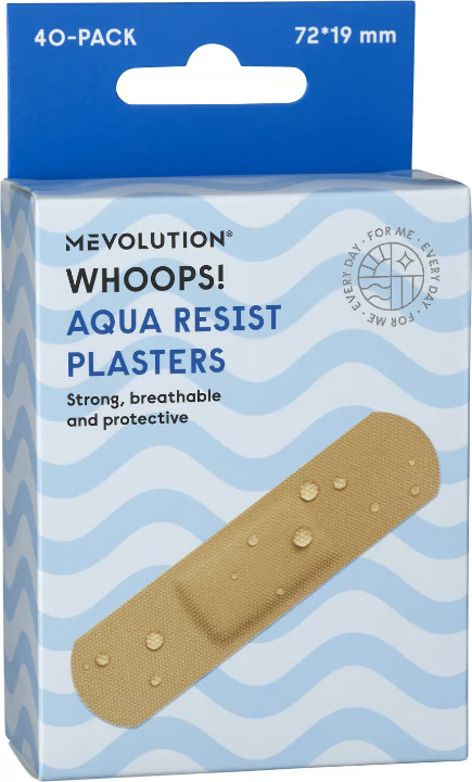 Mevolution Whoops! Aqua Resist Plaster 40 pcs