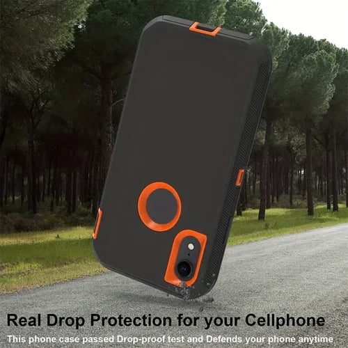 حافظة لهاتف IPhone Xr مقاومة للصدمات والسقوط والغبار، غطاء حماية شديد التحمل لهاتف Apple IPhone XR، حافظة ذات نوعية جيدة ومتينة للرجال والنساء، هدية صغيرة لطيفة