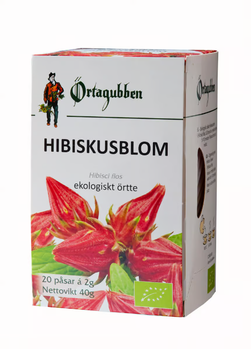 Örtagubben Hibiscus flower tea bags 20x2gr