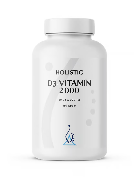 Holistic Vitamin D3 2000 360 Capsules