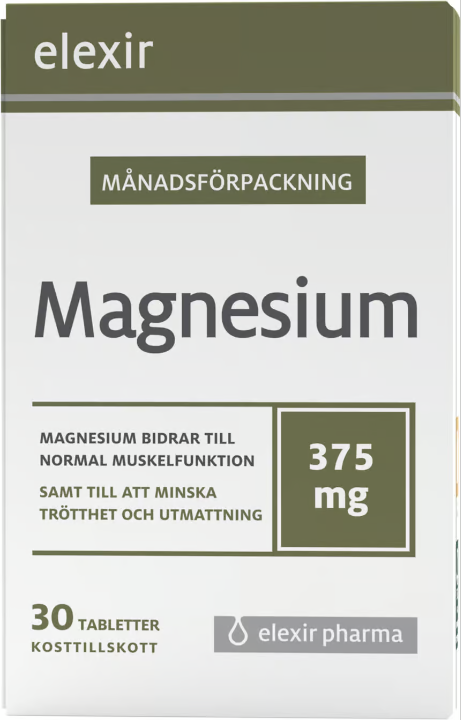 Elexir Pharma Magnesium 375 mg 30 tablets