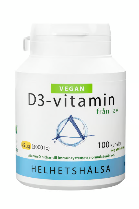 Whole Health D3 Vitamin from lichen 75 µg 100 capsules