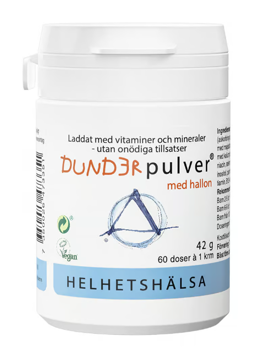 Holhetshelsa Dunderpulver Children's vitamin 60 doses à 1 spice