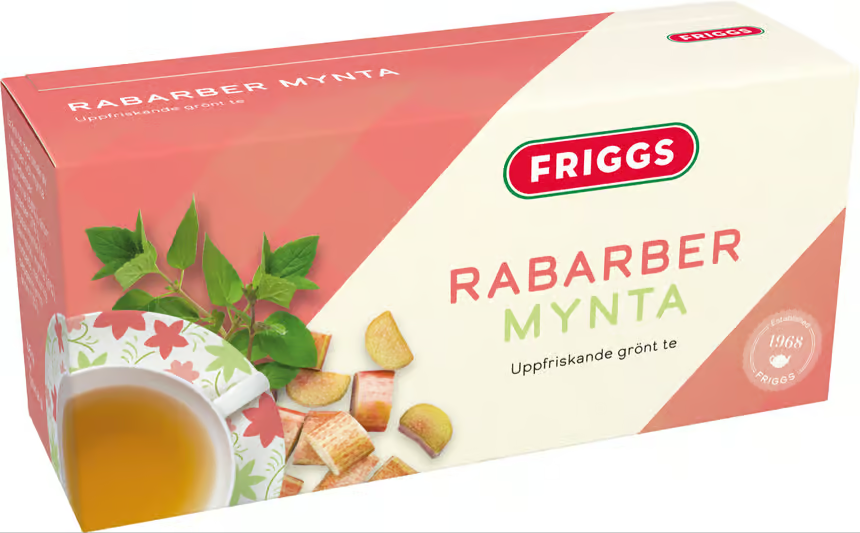 Friggs Tea Rhubarb & Mint 20 pcs