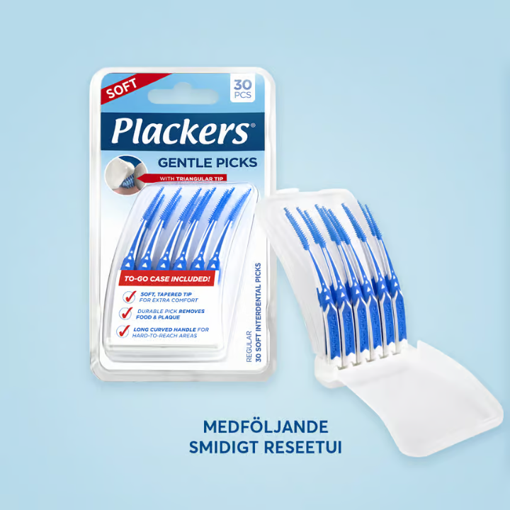 Plackers Gentle Picks Soft Toothpicks 30 pcs