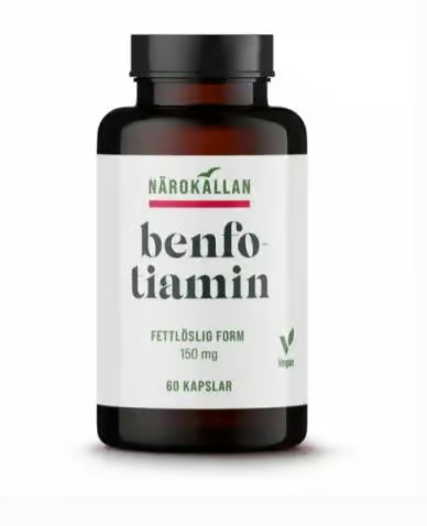 Närokällan Benfotiamine 150 mg 60 capsules