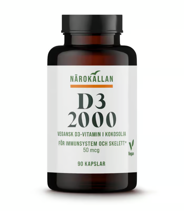 Närokällan vitamin D3 2000 IU 90 capsules