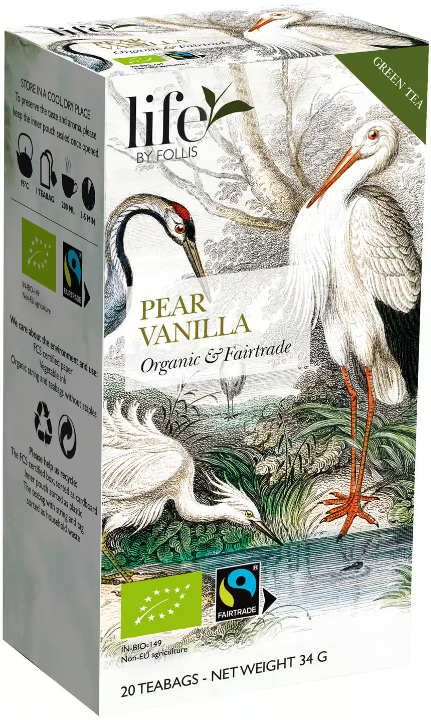 life BY FOLLIS Organic Tea Pear & Vanilla 20 tea bags