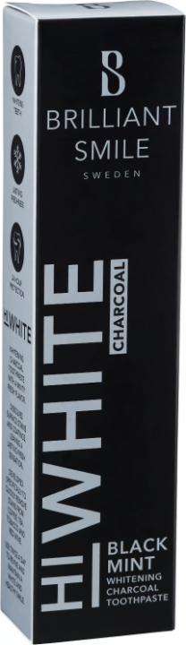 Brilliant Smile HiWhite Charcoal Black Mint 65 ml