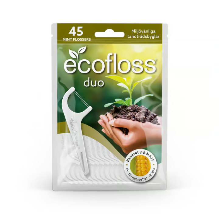 Ecofloss Duo Floss Clips & Holders 45 pcs