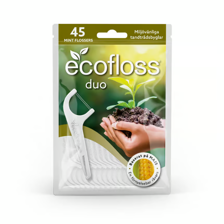 Ecofloss Duo 牙线夹和支架 45 件