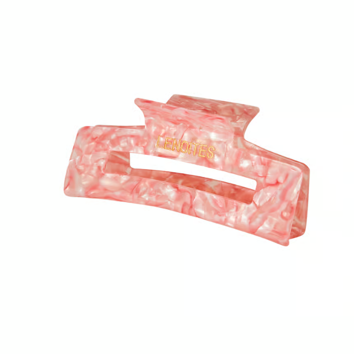 LENOITES Premium Eco-Friendly Hair Claw Candy Pink 1 pc