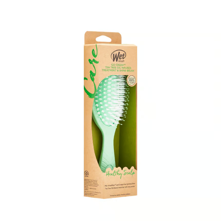 Wetbrush Go Green معالجة وتألق زيت شجرة الشاي 1 قطعة