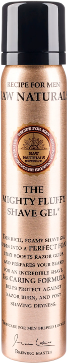 Raw Naturals The Mighty Fluffy Shave Gel 75 ml