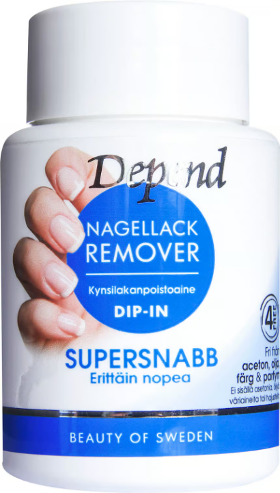 Depend Remover Dip-in Blue 75 ml