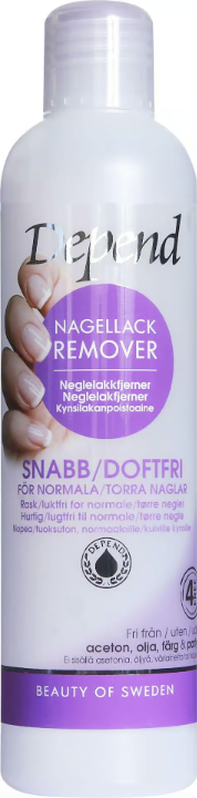 Depend Nail polish remover purple 250 ml