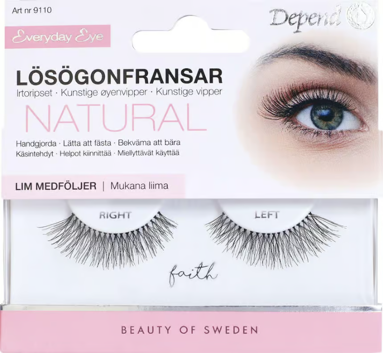 Depend False eyelashes Faith 1 set