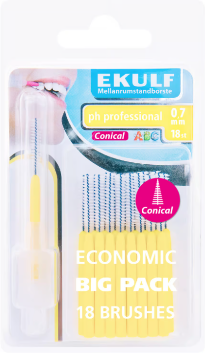 EKULF PH Professional Conical 0.7 mm 18 pcs