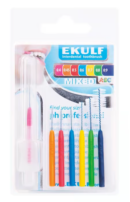 EKULF Interspace toothbrushes 7 pcs