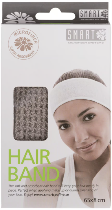 Smart Microfiber Hairband Gray 1 pc