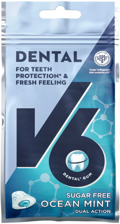 V6 Dental Dual Action Ocean Mint 30g